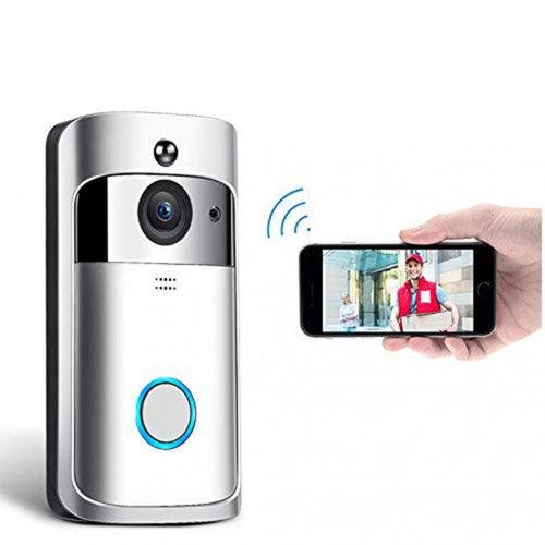 Intexca Wireless WiFi Smart Video Doorbell 720p HD 32gb SD Card with Chime Real-Time Video Two-Way Audio Night Vision PIR Motion Detection & App Control for iOS Android - Toytexx Intexca Wireless WiFi Smart Video Doorbell 720p HD 32gb SD Card with Chime Real-Time Video Two-Way Audio Night Vision PIR Motion Detection & App Control for iOS Android - Toytexx